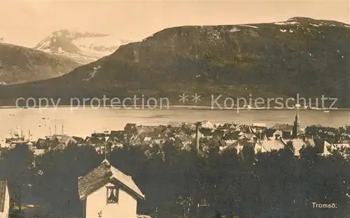 AK / Ansichtskarte Tromsoe Panorama Schifffahrtsgesellschaft Norddeutscher Lloyd Bremen Kat. Norwegen