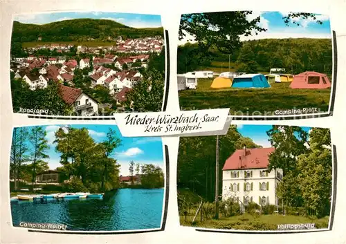 AK / Ansichtskarte Niederwuerzbach Campingplatz Philippsburg 