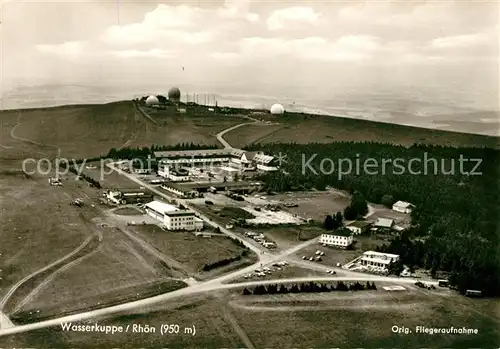 AK / Ansichtskarte Wasserkuppe Rhoen Fliegeraufnahme Kat. Poppenhausen (Wasserkuppe)