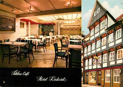 AK / Ansichtskarte Hann. Muenden Schloss Cafe Hotel Kerksiek Kat. Hann. Muenden