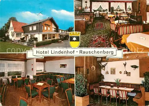 AK / Ansichtskarte Rauschenberg Hessen Hotel Lindenhof Kat. Rauschenberg