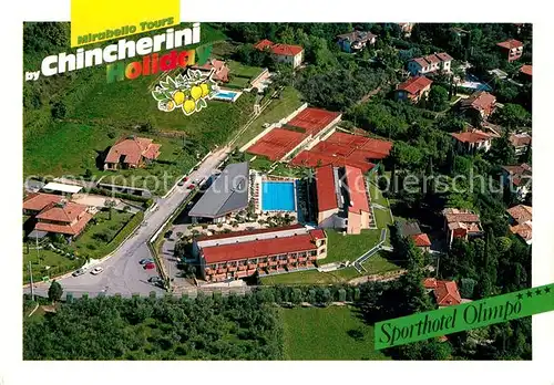 AK / Ansichtskarte Garda Sporthotel Olimpo Fliegeraufnahme Kat. Lago di Garda 