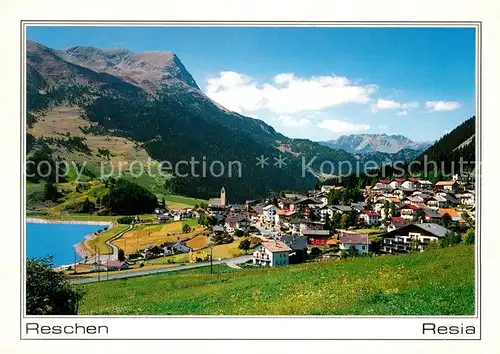 AK / Ansichtskarte Reschen am See Tirol Resia Piz Lat  Kat. Graun Resia