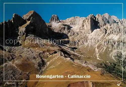 AK / Ansichtskarte Catinaccio Rosengarten Vael Tscheinerspitze Molignon  Kat. Italien