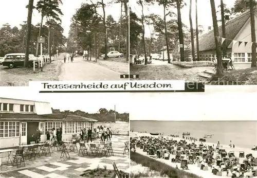 AK / Ansichtskarte Usedom Trassenheide Strand  Kat. Usedom