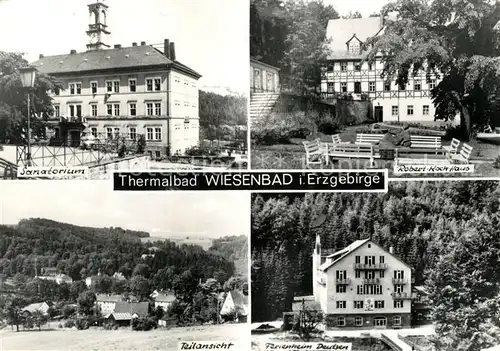 AK / Ansichtskarte Wiesenbad Sanatorium Robert Koch Haus Ferienheitm Deutsen Kat. Thermalbad Wiesenbad
