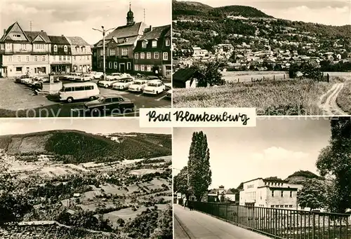 AK / Ansichtskarte Bad Blankenburg Markt Stadthalle Blick von Burgruine Greifenstein Kat. Bad Blankenburg