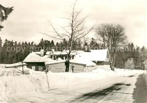 AK / Ansichtskarte Neuhaus Rennweg Rennsteigbaude Winter Kat. Neuhaus Rennweg