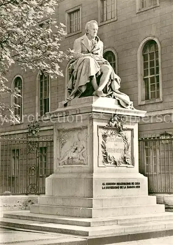 AK / Ansichtskarte Berlin Denkmal Alexander von Humboldt Uni Kat. Berlin