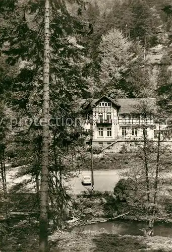 AK / Ansichtskarte Kirnitzschtal Gaststaette Waldhaeusl Kat. Kirnitzschtal