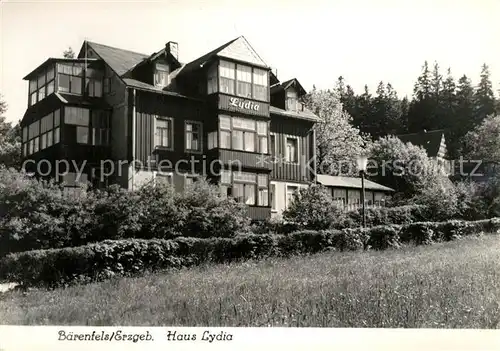 AK / Ansichtskarte Baerenfels Erzgebirge Haus Lydia Kat. Altenberg