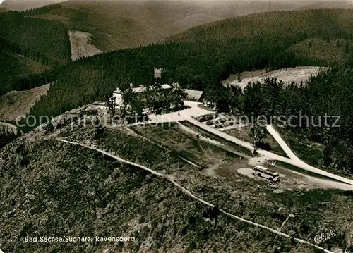 AK / Ansichtskarte Sachsa Harz Bad Hotel Ravensberg Fliegeraufnahme Kat. Bad Sachsa