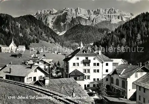 AK / Ansichtskarte Wolkenstein Groeden Hotel Post zu Hirschen Kat. Selva Val Gardena Tirol
