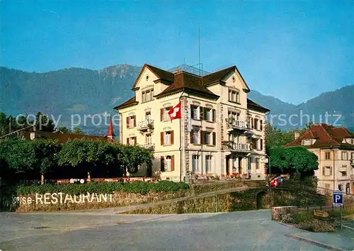 AK / Ansichtskarte Goldau SZ Hotel Steiner 