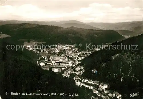 AK / Ansichtskarte St Blasien Fliegeraufnahme Kat. St. Blasien