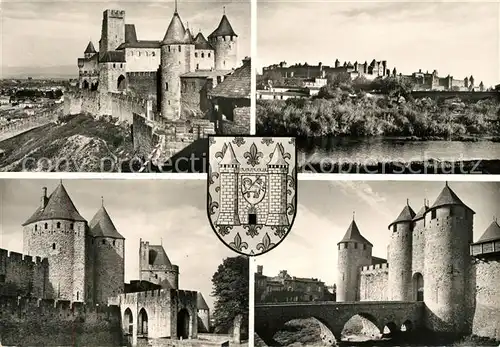 AK / Ansichtskarte Carcassonne Schloss Panorama Kat. Carcassonne