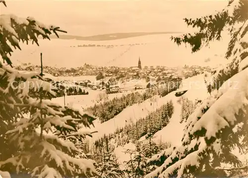 AK / Ansichtskarte Oberwiesenthal Erzgebirge Winterlandschaft Kat. Oberwiesenthal