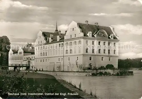 AK / Ansichtskarte Neuhaus Inn Inselkloster Institutder Englischen Fraeulein Kat. Neuhaus a.Inn