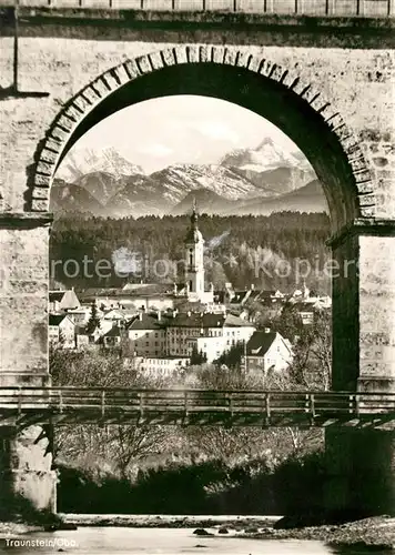 AK / Ansichtskarte Traunstein Oberbayern Watzmann Hochkalter Kat. Traunstein