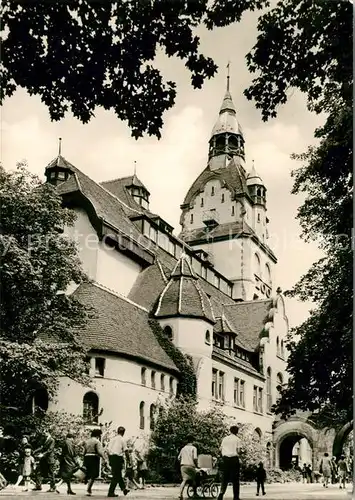 AK / Ansichtskarte Leipzig Zoo Eingang und Kongresshalle Kat. Leipzig