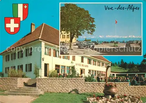 AK / Ansichtskarte Vue des Alpes Hotel La Vue des Alpes Kat. Vue des Alpes