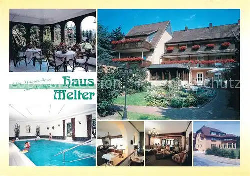AK / Ansichtskarte Bad Laer Haus Melter Hallenbad Gaststube Foyer Kat. Bad Laer