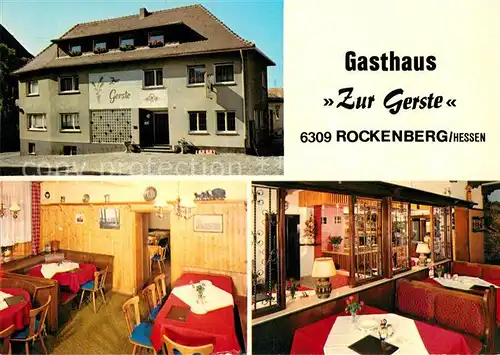 AK / Ansichtskarte Rockenberg Gasthaus Zur Gerste Kat. Rockenberg
