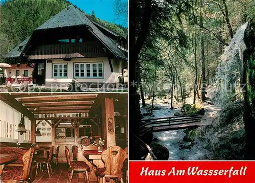 AK / Ansichtskarte Menzenschwand Gasthaus Ferienwohnungen Am Wasserfall Kat. St. Blasien