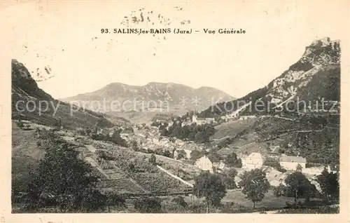 AK / Ansichtskarte Salins les Bains Vue generale Kat. Salins les Bains