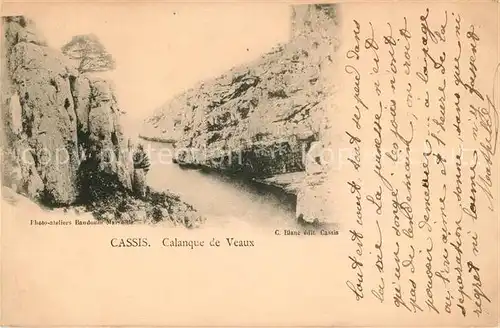 AK / Ansichtskarte Cassis Calanque de Veaux Kat. Cassis