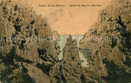 AK / Ansichtskarte Cassis Vallon et Aiguille d En Vau Kat. Cassis