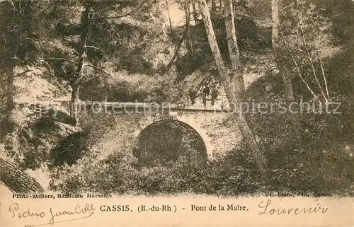 AK / Ansichtskarte Cassis Pont de la Maire Kat. Cassis