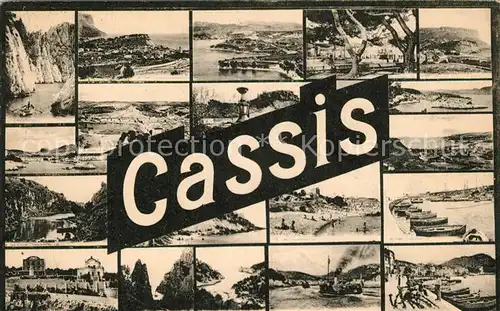 AK / Ansichtskarte Cassis Vues d ensemble Kat. Cassis