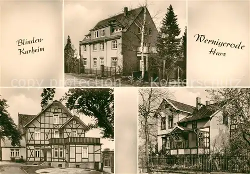 AK / Ansichtskarte Wernigerode Harz Blindenkurheim Kat. Wernigerode