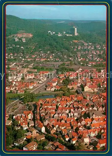 AK / Ansichtskarte Rotenburg Fulda Fliegeraufnahme mit Herz Kreilaufzentrum und Hotel Rodenberg Kat. Rotenburg a.d. Fulda