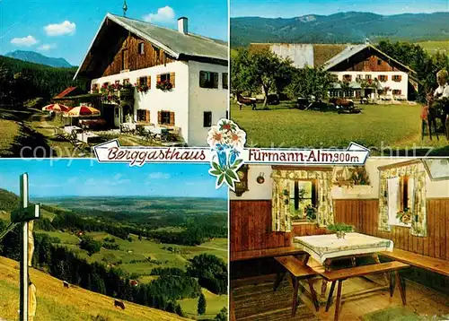 AK / Ansichtskarte Anger Chiemgau Berggasthaus Fuermann Alm