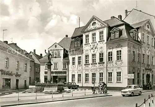 AK / Ansichtskarte Schneeberg Erzgebirge Ernst Schneller Platz Kat. Schneeberg