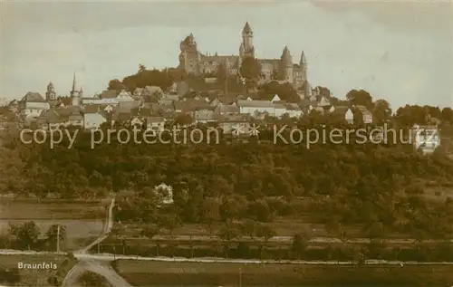 AK / Ansichtskarte Braunfels Ortsansicht mit Schloss Kat. Braunfels