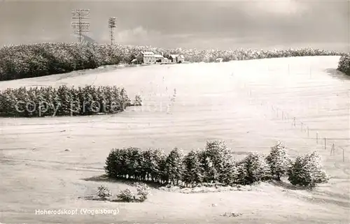 AK / Ansichtskarte Hoherodskopf Winterpanorama Vogelsberg Kat. Schotten