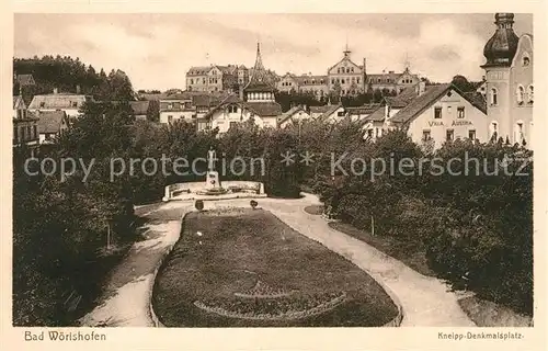 AK / Ansichtskarte Bad Woerishofen Kneipp Denkmalsplatz Kat. Bad Woerishofen