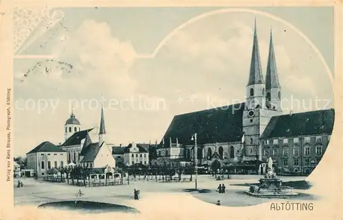 AK / Ansichtskarte Altoetting Kapellplatz Gnadenkapelle Wallfahrtskirche Kat. Altoetting