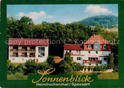 AK / Ansichtskarte Heimbuchenthal Gasthof Sonnenblick Kat. Heimbuchenthal