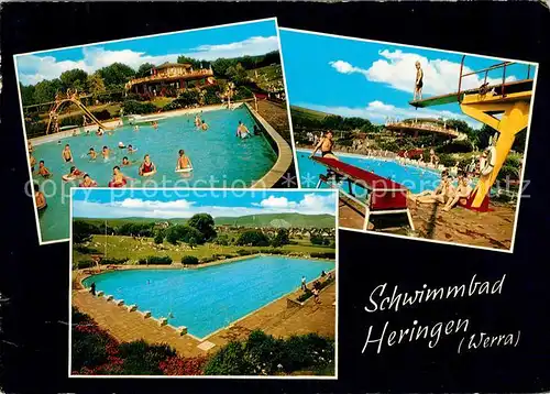 AK / Ansichtskarte Heringen Werra Schwimmbad Kat. Heringen (Werra)