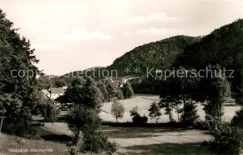 AK / Ansichtskarte Thalheim Mittelfranken Landschaftspanorama Kat. Happurg