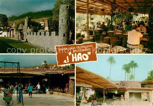 AK / Ansichtskarte Santa Lucia de Tirajana Recuerdo Restaurante El Hao
