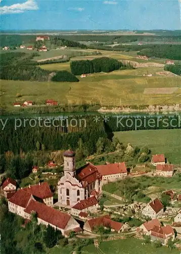 AK / Ansichtskarte Maria Steinbach Fliegeraufnahme mit Iller und Schloss Kronburg Kat. Legau