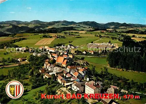 AK / Ansichtskarte Bad Kreuzen Pfarrkirche Fliegeraufnahme Kat. Bad Kreuzen