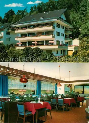 AK / Ansichtskarte Bad Herrenalb Hotel Pension Thoma Gastraum  Kat. Bad Herrenalb