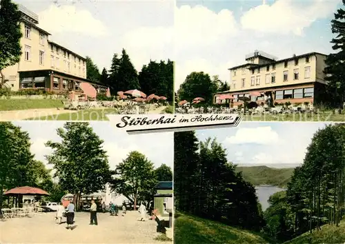 AK / Ansichtskarte Walkenried Berghotel Stoeberhai Park Gartenterrasse Panorama Kat. Walkenried