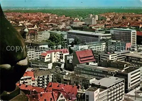 AK / Ansichtskarte Hannover Blick vom Rathausturm auf Georgsplatz Kat. Hannover
